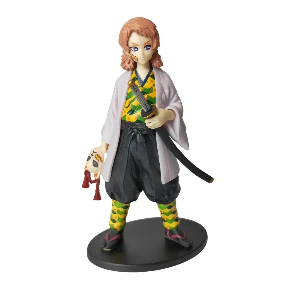 Demon Slayer Anime Figures – Kimetsu No Yaiba Tanjiro Nezuko Zenitsu Inosuke Action Doll Toys