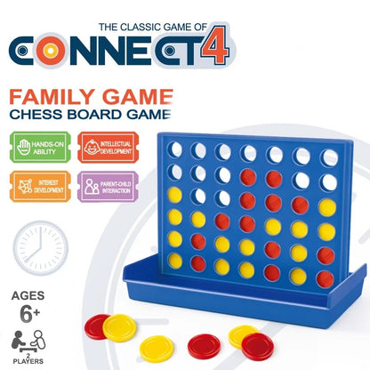 Classic Connect 4 Game – 2 Player Grid Game, Get 4 in a Row for Kids Ages 6+ | Backyard Fun & Family Game