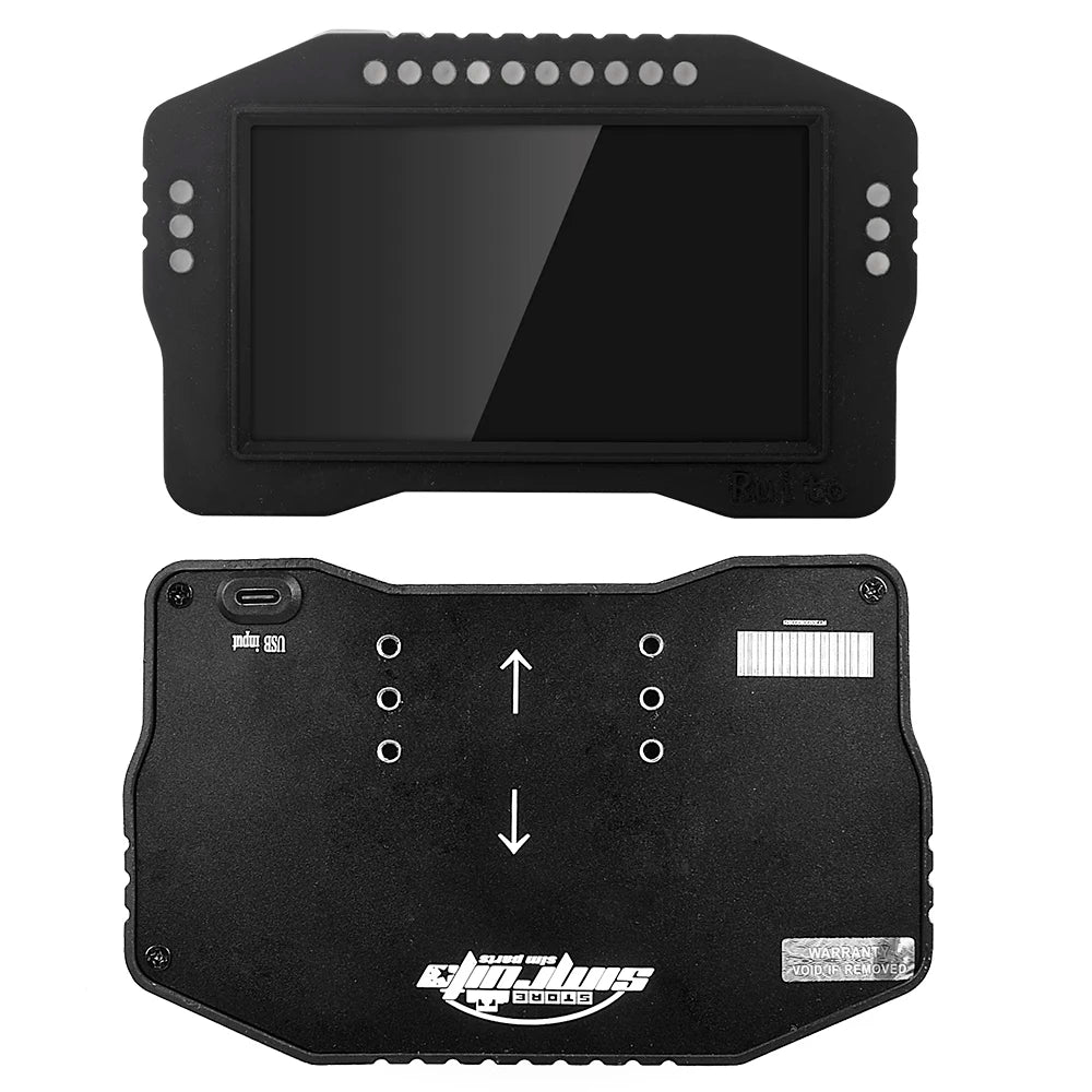 SimRuito 10.3-Inch Racing Dashboard - Sim Racing Steering Wheel Display for PC Speed and Car Data
