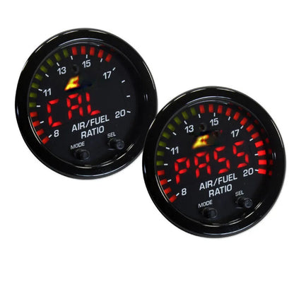 AEM X-Series Wideband O2 Air Fuel Ratio Gauge Kit – LSU 4.9 Oxygen Sensor + 15*4.3cm Decal, Model 30-0300 30-4110