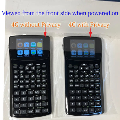 Fashion Student MP4 Player & Calculator – Emergency Button, Quick Response, Text & Video, Privacy Film Option