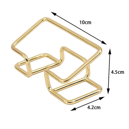 Desk Business Card Holder - Office Gift Display Organizer Bracket for Cards