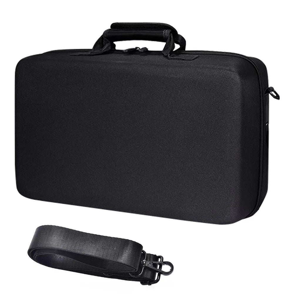 EVA Hard Carrying Case Handbag for PS5 Slim – Shoulder Strap Storage Bag for Disc & Digital Edition Console