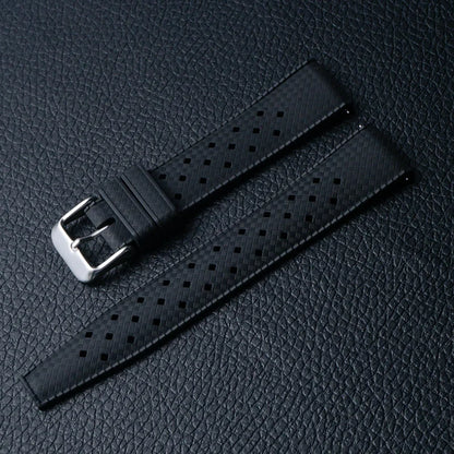 Classic Tropical Style FKM Watch Strap - 18mm, 20mm, 22mm Replacement Band for Seiko, Oris, Citizen