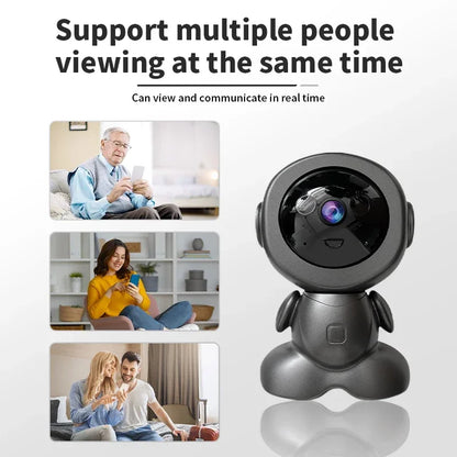 8MP WiFi Security Camera - Indoor HD PTZ Smart Home Surveillance with Auto Tracking, Night Vision & Baby/Pet Monitor