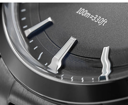 ADDIESDIVE Men's Luxury Quartz Watch – VH31, 100m Waterproof, Green AR Coating, Luminous, 316L Stainless Steel, 36mm