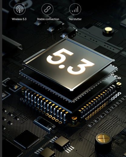 Baseus D02 Pro Wireless Headphones - Bluetooth 5.3, Foldable Sport Headset, Over-Ear Gaming Bluetooth Earbuds