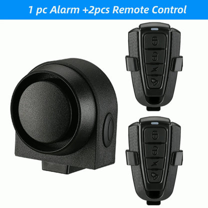 WSDCAM Bicycle Alarm – Waterproof Vibration Alarm with USB Charging & Remote Control, 110 dB Security for Bike & Motorcycle