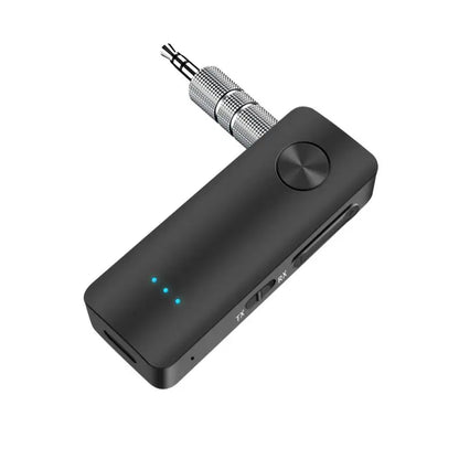 2 in 1 Bluetooth 5.4 Audio Receiver & Transmitter – HiFi Stereo Wireless Adapter with Mic & 3.5mm AUX for Car, Airplane, TV, PC, Speaker