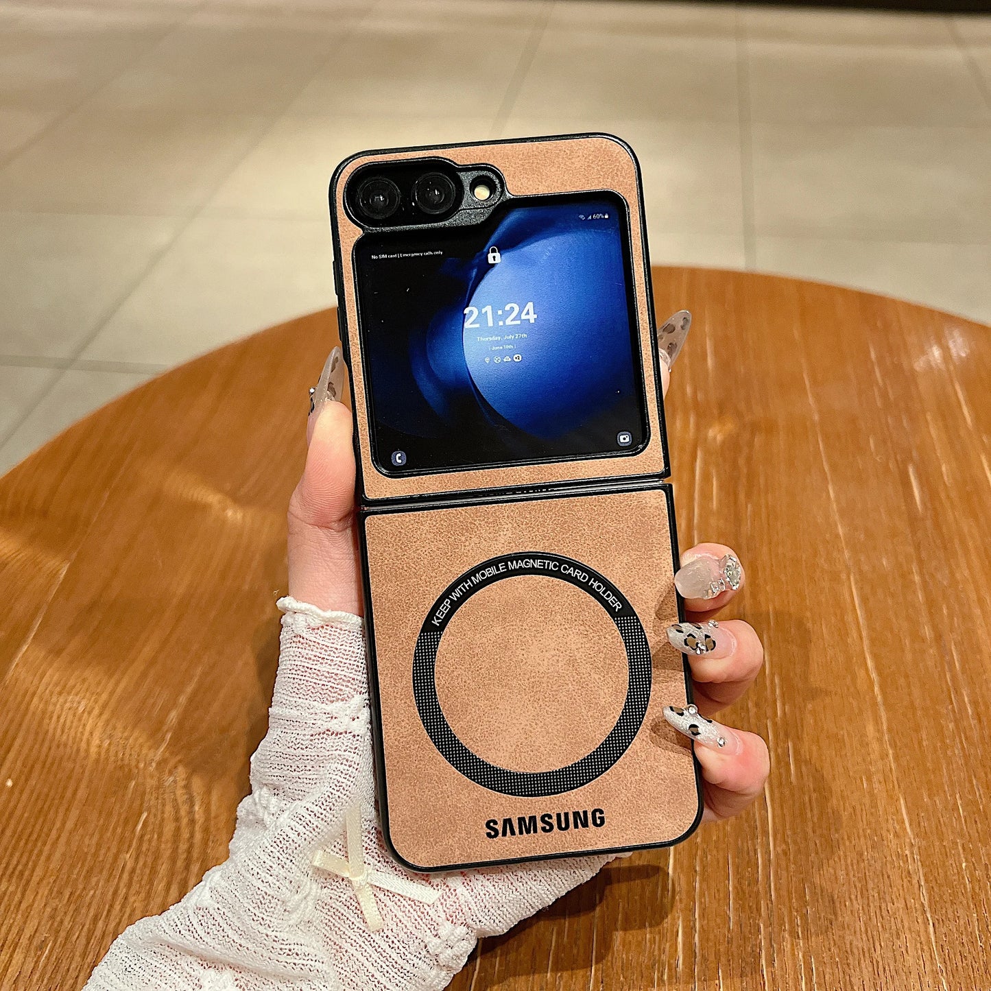 MagSafe Matte PU Leather Case for Samsung Galaxy Z Flip 6/5/4/3 & Z Fold 6/5/4/3 – Magnetic Luxury Flip Cover Skin Feel