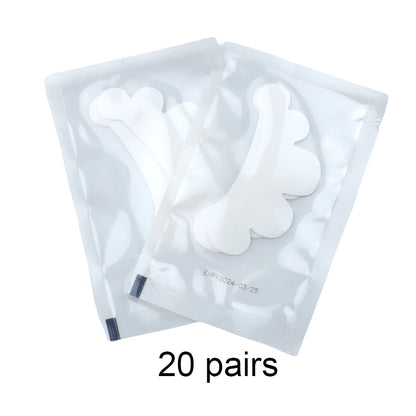 20/50 Pairs Hydrogel Lash Extension Patches | Under Eye Stickers for Grafting & Makeup | Eyelash Extension Tools
