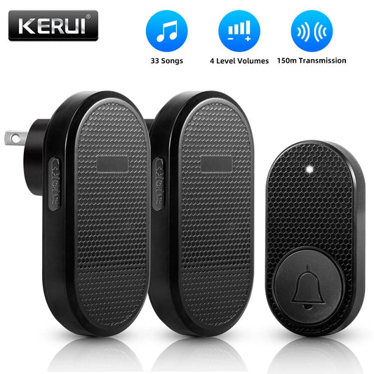 M558 Wireless Smart Doorbell — 32 Songs, 4-Level Volume, Easy Install Home Security Alarm