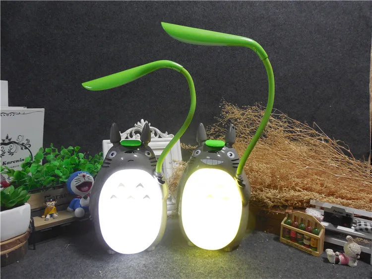 My Neighbor Totoro Cartoon LED Charging Night Light – Animal USB Table Lamp for Kids, Reading & Room Decor Gift