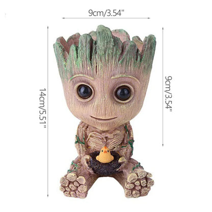 Groot Planter Flower Pot for Indoor Plants – Anime Figurine Ornament & Home Decor Gift