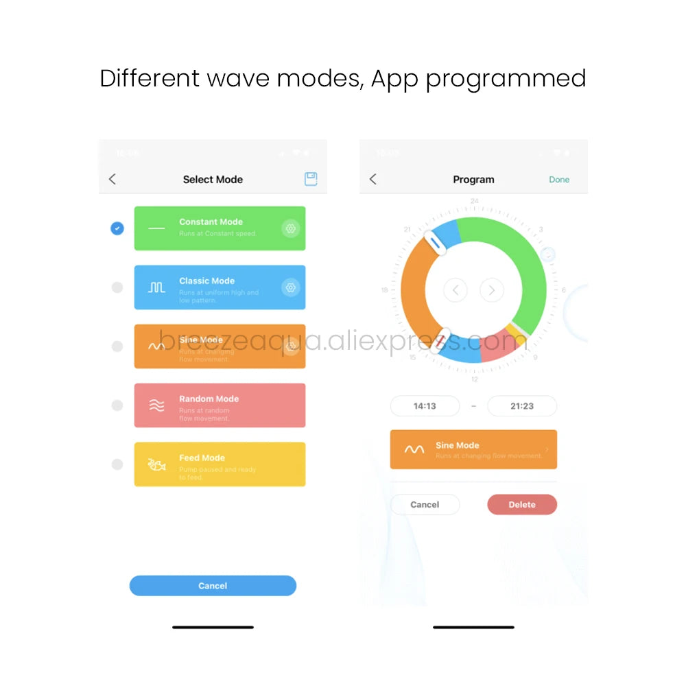 Jebao Jecod Smart Bluetooth Wavemaker Pump – Cordless App Control for Freshwater & Saltwater Aquariums (DMP-10/20/30/40)