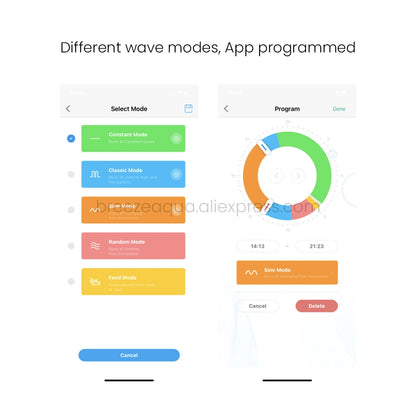 Jebao Jecod Smart Bluetooth Wavemaker Pump – Cordless App Control for Freshwater & Saltwater Aquariums (DMP-10/20/30/40)