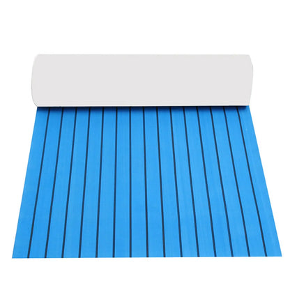 94.5"×35.4" EVA Anti-Slip Foam Boat Decking Sheet — Self-Adhesive Cuttable Deck Flooring Mat for Boats