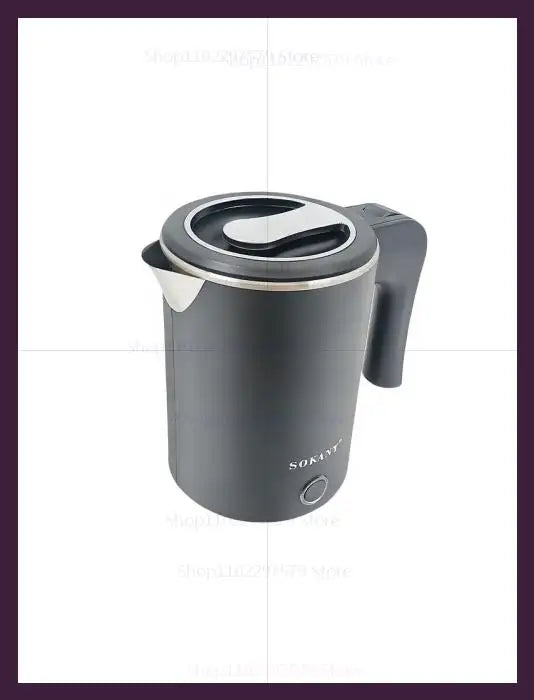 500ML Stainless Steel Portable Electric Kettle — Travel Water Boiler Pot for Hotel, Home, Kitchen, Tea, and Coffee