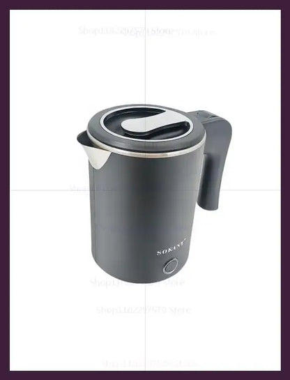 500ML Stainless Steel Portable Electric Kettle — Travel Water Boiler Pot for Hotel, Home, Kitchen, Tea, and Coffee