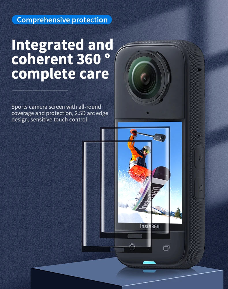 Insta360 X4 Premium Glass Lens Guard Protector for ONE X4 – Accessories for Insta360 ONE X4