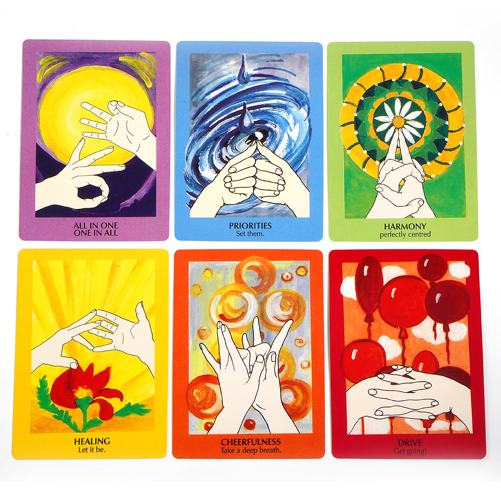Mudras for Body, Mind, and Spirit – Yoga Practice Course with 68 Tarot Oracle Cards Deck for Guidance