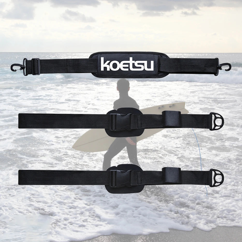 Adjustable Surfboard Shoulder Belt – Carry Sling for Stand Up Paddle Board, Surfboard Carrier Accessory
