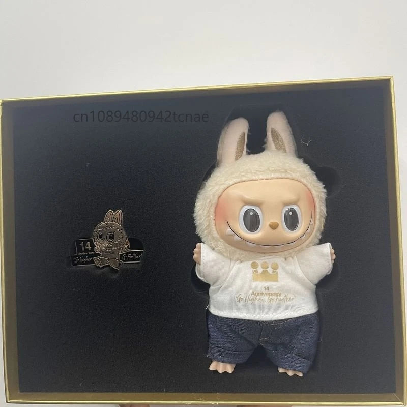 Labubu 14th Anniversary Limited Edition Gift Box – Replica Staff Badge Christmas Kids Toy
