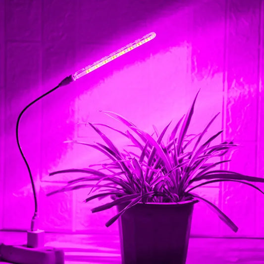 USB 5V Full Spectrum LED Grow Light with Flexible Hose for Indoor Plants, Greenhouse, Seedlings, and Hydroponics