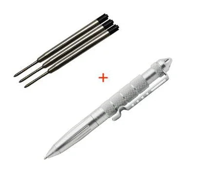 ZK20 Tactical Self-Defense Pen – Aluminum Anti-Slip Steel Glass Crusher, 1/4/8pcs Kit