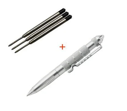 ZK20 Tactical Self-Defense Pen – Aluminum Anti-Slip Steel Glass Crusher, 1/4/8pcs Kit
