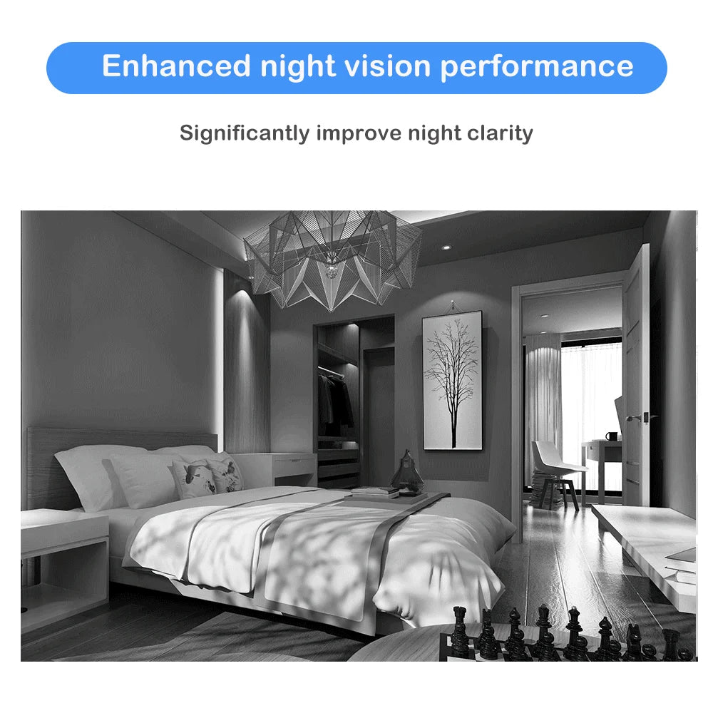 Mini Wireless Camera – WiFi Remote Monitor, Tiny Home IP Camera with Super-Long Battery Life