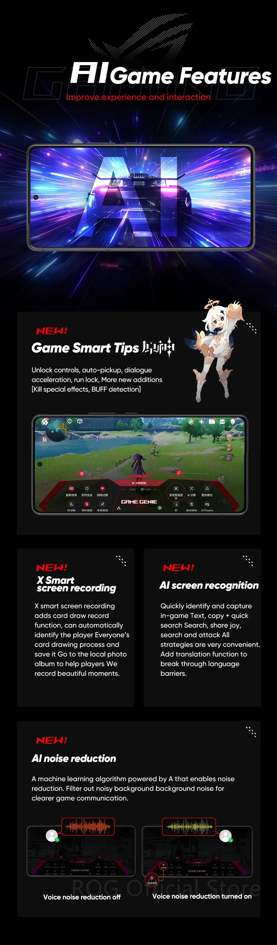 World Premiere ASUS ROG Phone 9 – Snapdragon 8 Elite 5G Smartphone, 6.78'' 185Hz AMOLED Display, 5800mAh, NFC, ROG 9 Pro