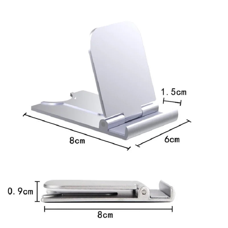 Adjustable Universal Mobile Phone Holder: Desktop Stand for Samsung, iPhone, Xiaomi, Tablets - Smartphone Support