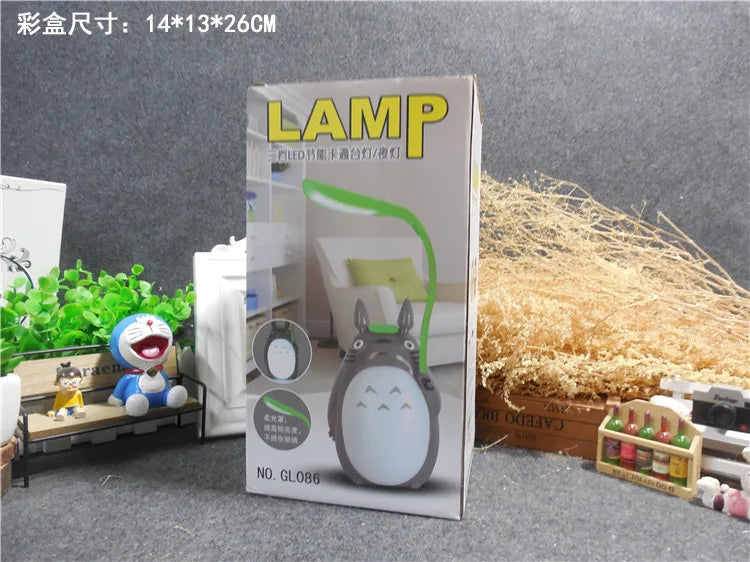 My Neighbor Totoro Cartoon LED Charging Night Light – Animal USB Table Lamp for Kids, Reading & Room Decor Gift