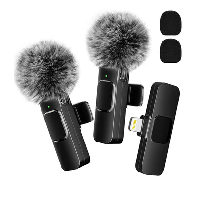 Upgrade Your Audio: NEW Wireless Lavalier Microphone - Mini Mic for iPhone, Android, Laptop, Live Gaming, and Mobile Phone Video Recording