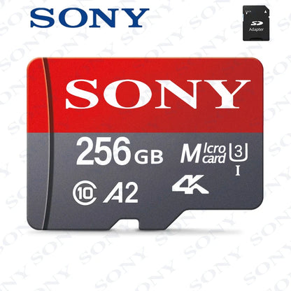 SONY High-Speed Micro SD Card – 128GB, 64GB, 256GB, 512GB, 1TB Memory Card for Phone, Camera & Tablet PC