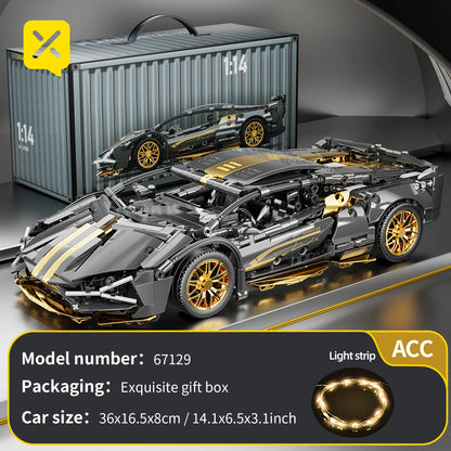 ToylinX 1:14 Supercar Building Block Toy – Optional Power Group, Technology Design for Adults & Kids, Christmas Gift with Box
