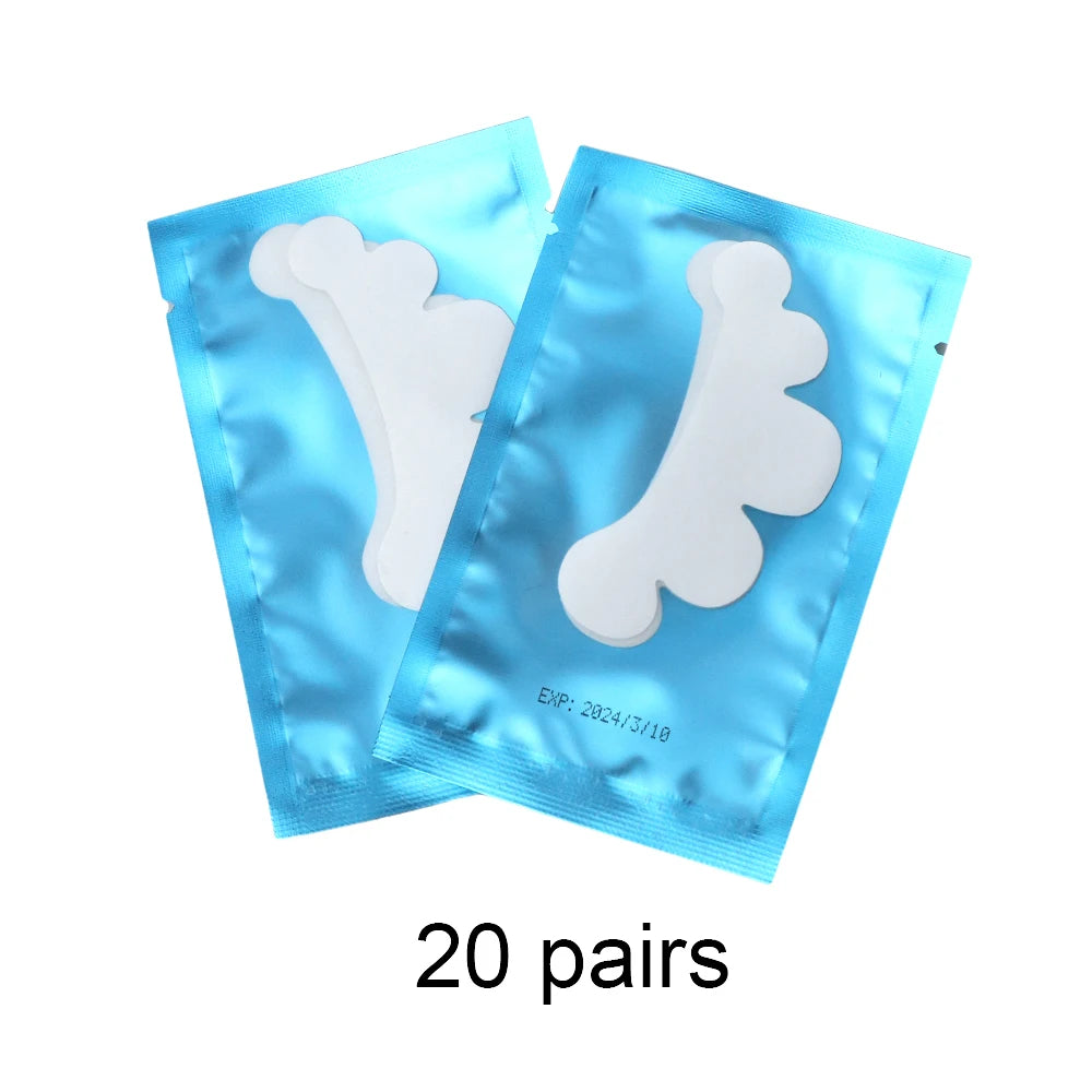 20/50 Pairs Hydrogel Lash Extension Patches | Under Eye Stickers for Grafting & Makeup | Eyelash Extension Tools