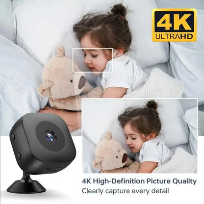 4K Smart Wireless Home Security Camera – HD Battery-Powered Indoor & Outdoor Surveillance for Theft Prevention