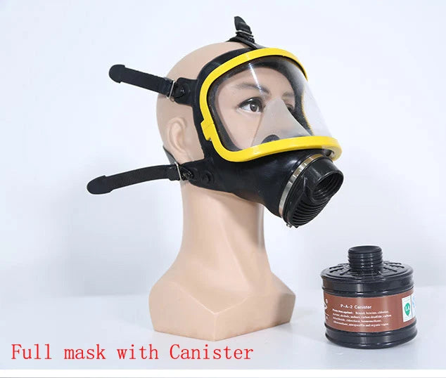Protective Electric Constant Flow Air Fed Full Face Gas Mask Respirato ...