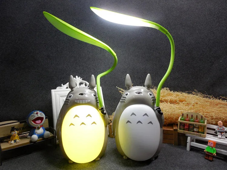 My Neighbor Totoro Cartoon LED Charging Night Light – Animal USB Table Lamp for Kids, Reading & Room Decor Gift
