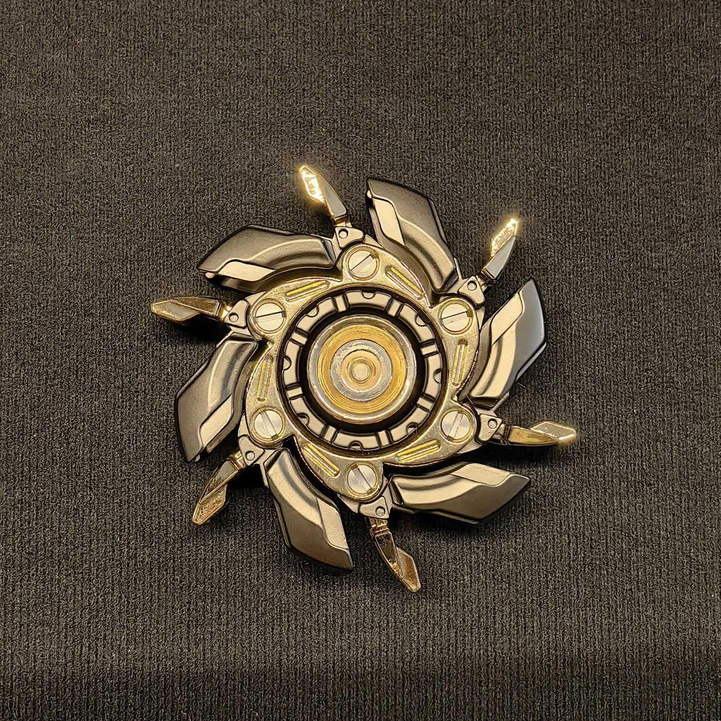 EDC Open Armor Magnetic Fidget Slider – Spinning Top Stress Relief Toy for Adults