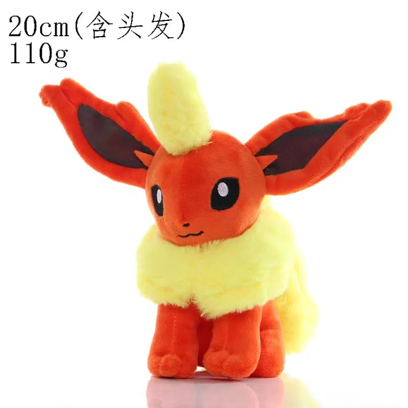 20cm Pokemon Plush Toys – Kawaii Pikachu, Raichu, Jenny, and Turtle Anime Dolls for Kids' Birthday & Christmas Gifts