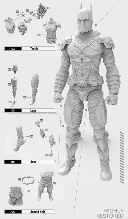 F5 Batman Arkham Knight Action Figures – 7 Styles, 10cm Blind Box Model Collectibles for Boys