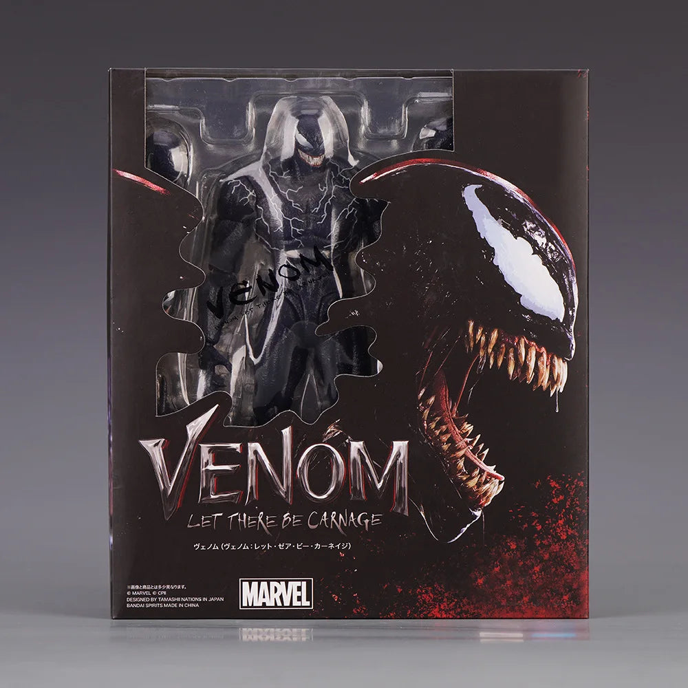 Venom Spider-Man Legends Action Figure - Joint Movable, Changeable Face Statue Model Doll, Collectible Toy for Kids, Gift