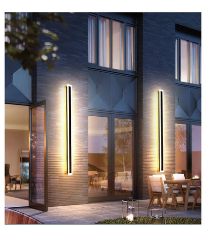 Outdoor Wall Lamp – IP65 Waterproof LED Long Corridor & Staircase Light, Balcony, Villa & Garden Entrance Lighting