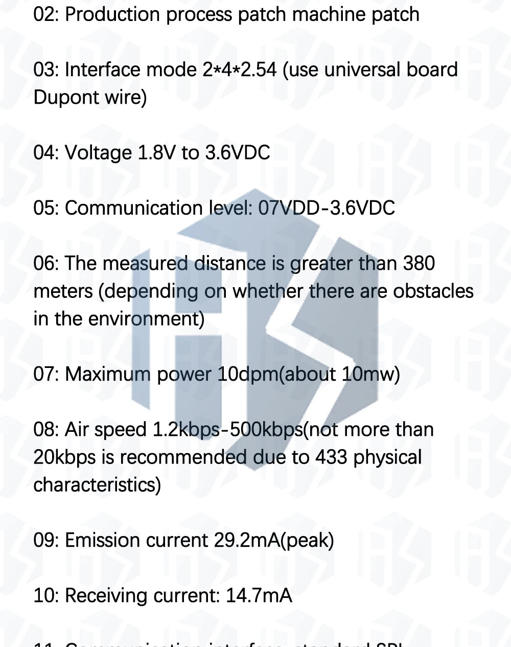 CC1101 Wireless Module - 10mW, 433MHZ/868MHZ, Long Distance Transmission 300-1000M with SMA Antenna, Wireless Transceiver