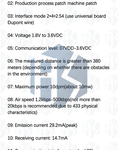 CC1101 Wireless Module - 10mW, 433MHZ/868MHZ, Long Distance Transmission 300-1000M with SMA Antenna, Wireless Transceiver