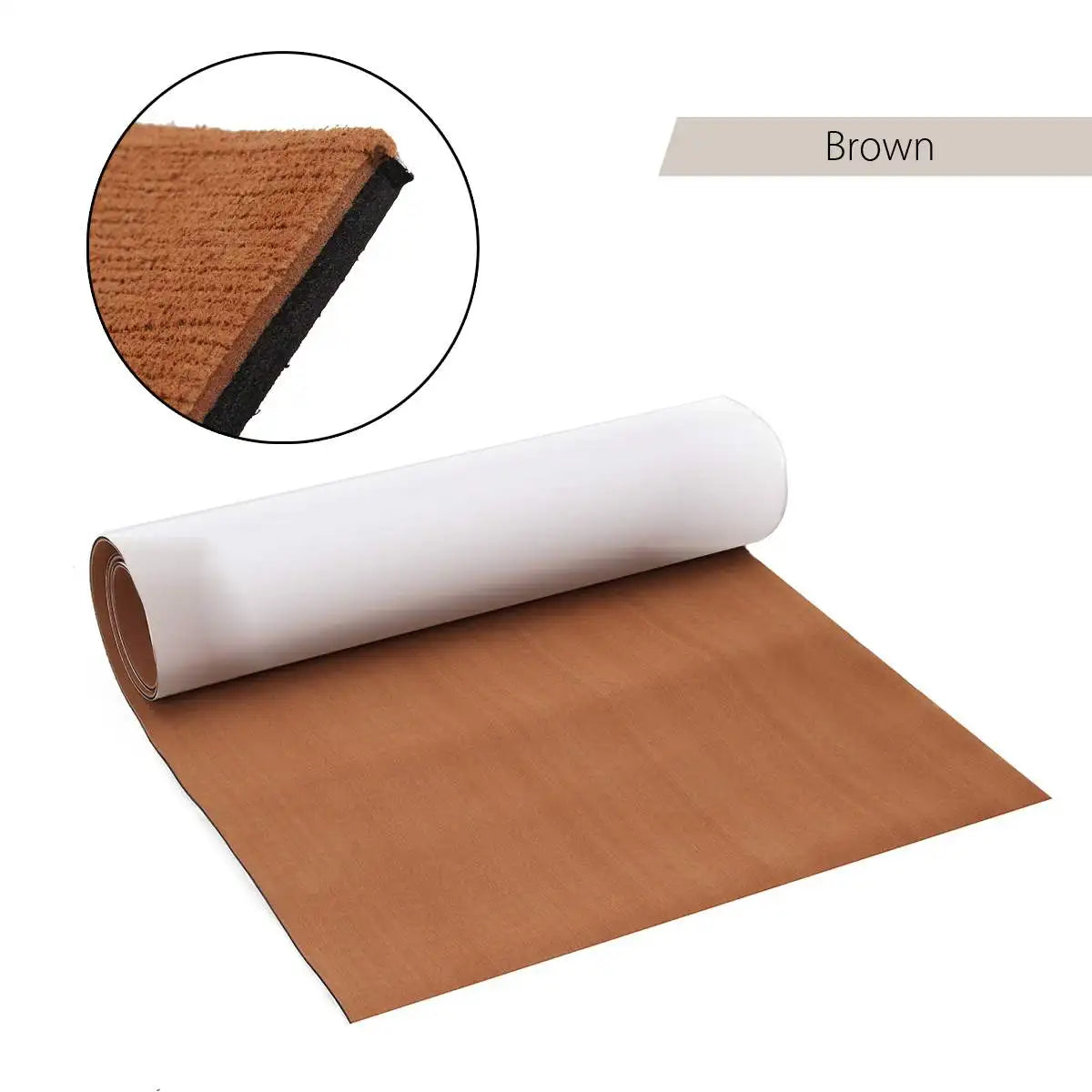 Self-Adhesive EVA Foam Teak Decking – Faux Marine Flooring Boat Floor Mat 600x2400x6mm
