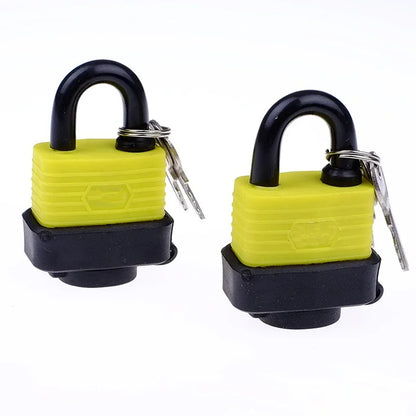 4PCS 30mm Waterproof Laminated Padlocks – Same Key Lock for Gate, Door, and Electricity Box Security